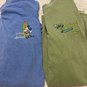 2 Disney Aloha Tee Shirts